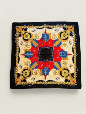 KRIZIA Silk Square Scarf 35x35
